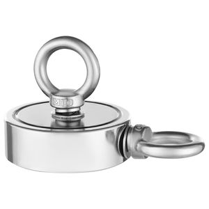 Kit per Pesca Magnetica con Magnete Potente 1000 LBS/454 Kg, Forza di Trazione Bilaterale, Strumenti e Accessori per Pesca Magnetica in Neodimio - Product Image 1