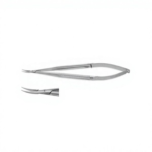 Porte-Micro-aiguille Ultra fin incurvé corps rond 0.2mm 15cm 18cm Instruments de chirurgie en plastique - Product Image 1