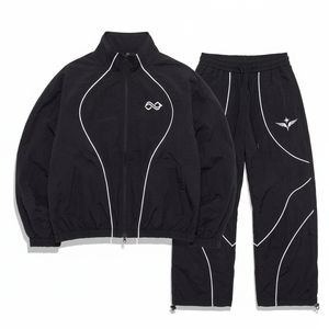 Custom 2 Piece 3m Zipper Windbreaker <b>Jacket</b> and Nylon Track Pants Jogging Suit2026 <b>Lightweight</b> Nylon Windbreaker Tracksuits Men - Product Image 6