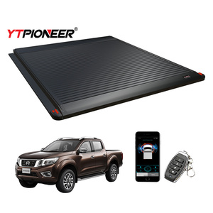 YTPIONEER aluminium dur rétractable électrique Tonneau couvre étanche verrouillage pick-up lit rouleau couvercle pour <span class=keywords><strong>Nissan</strong></span> <span class=keywords><strong>Navara</strong></span> <span class=keywords><strong>NP300</strong></span> - Product Image 1