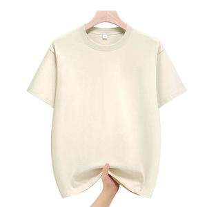 เสื้อยืดผู้ชายขายส่ง ผ้าฝ้าย 100% คอกลม แขนสั้น สไตล์ลำลอง พื้นฐาน รับสกรีนโลโก้ เสื้อผ้าสตรีทแวร์ - Product Image 1