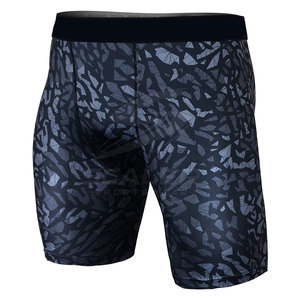 Shorts de compression athlétiques confortables, respirants et à séchage rapide, conçus pour l'entraînement et les séances de gym des hommes - Product Image 3