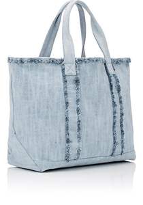 Bolsos Tote de Mezclilla Azul de Dos Tonos con Diseño Único, Gran Capacidad, con Apliques de Letras Grandes, para Damas, Uso Diario Informal y Viajes - Product Image 4