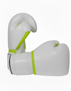 Gants de boxe professionnels en cuir véritable avec logo personnalisé, lacets, entraînement, évacuation de l'humidité, haute qualité - Product Image 2