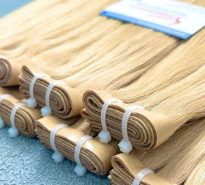 Proveedor de extensiones de cabello humano natural 100% cinta para extensiones de cabello en venta al por mayor extensión de cabello de cinta de doble estirado virgen recta - Product Image 1