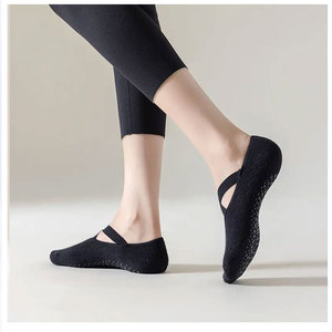 Unisex Premium Custom Breathable Anti-Slip <b>Knee</b> <b>High</b> Spandex/Nylon Yoga Walking Hiking Sports <b>Socks</b> Winter Bottom Logo - Product Image 3
