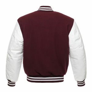 2025 Style Custom Varsity Jacket for <b>Men</b> Wool Varsity Jackets Wholesale Letterman Jacket with Leather Sleeves - Product Image 6