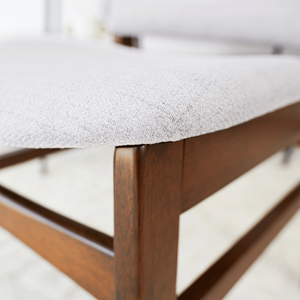 Ensemble de 2 chaises de salle à manger en tissu Gusto gris clair - Product Image 6