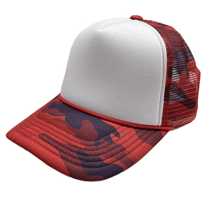 Harry Johnson Production Pink <b>Camo</b> Mesh Trucker Hat 6-Panel Adjustable Unisex Casual Spring Summer Breathable Hat - Product Image 5