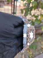 Montre de luxe automatique Moissanite VVS entièrement sertie, lunette à motif épines, lunette diamantée, cadran carré, chiffres romains, bijou Hip Hop
