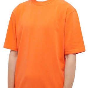 Camiseta de punto 100% algodón para hombre, corte holgado, hombros caídos, estampada, de alta calidad, estilo urbano, de secado rápido y transpirable, manga corta. - Product Image 4