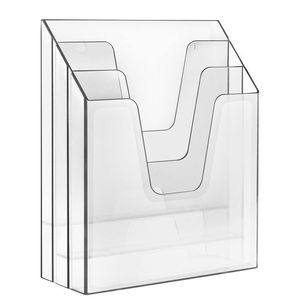 Home magazine candy office literature holder acrylic print holder transparent organizer stand modern acrylic decor magazine - Product Image 6