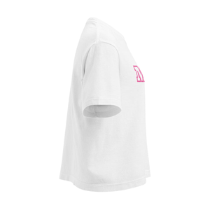 Camiseta Blanca Oversize para Mujer, Estilo Boxy, Color Rosa, con Estampado Gráfico, Algodón Premium, Manga Corta, Ropa Casual de Moda - Product Image 6