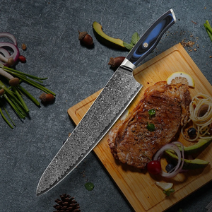 Couteau de Chef de Luxe LEGACY BLADES en Acier Damas, Manche en Bois de Chêne, Fait Main, Couteau de Cuisine Professionnel, Fournisseur d'Usine - Product Image 1