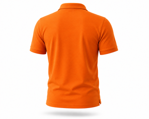Custom <b>Orange</b> <b>Polo</b> Shirt for Men | Premium Polyester Embroidered Logo <b>Polo</b> | Breathable Quick Dry Corporate Uniform Shirt - Product Image 3