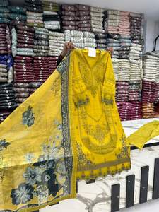 COLECCIÓN EID 2026, Tela de Viscosa con Trabajo de Tilla y Lentejuelas, Adornada con Tela Monar, Dupatta Estampada - Product Image 2