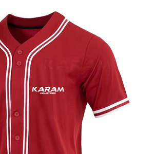 Quick Dry Breathable 100% Polyester <b>Baseball</b> Jersey Sports Wear Short Sleeve 2026 Latest Design Top Selling Best Sale - Product Image 4