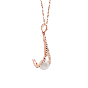 Nuevo Collar con Colgante de Perla de Agua Dulce Clásica, Plata de Ley 925, Corte Brillante Redondo, Diseño de Gota de Agua con Circonita Cúbica, Joyería Fina para Mujer - Product Image 5