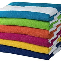 Handuk Mandi Sekali Pakai Bahan Katun Turki Warna Solid, Lembut, Menyerap Air, Bebas Pasir, Ukuran Ekstra Besar, Cepat Kering, Cocok untuk Kolam Renang