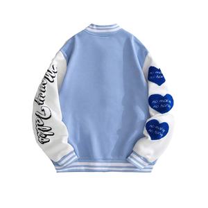 Vestes d'université de baseball en laine avec logo personnalisé Collection hiver de haute qualité décontracté à capuche Style Letterman broderie soie - Product Image 2