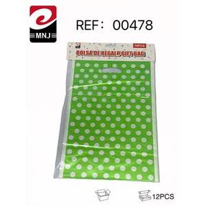 Bolsa de Regalo de Plástico Dorada para Fiestas - Product Image 1