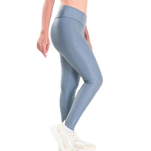 Leggings de yoga pour femme, tendance, à coutures, style à empiècements latéraux, coupe ajustée, taille haute, longueur cheville, antibactériens, respirants, avec poches - Product Image 1
