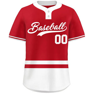 Camiseta de Béisbol Unisex Personalizada, Uniforme Deportivo de Equipo de Poliéster/Algodón Ligero que Absorbe la Humedad, Fabricante y Proveedor OEM ODM - Product Image 2