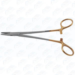 Portaagujas Quirúrgico Dentado Tc, Acabado Pulido Mate, 7 Pulgadas, Portaagujas Mayo Hegar Neivert con Anillos Desplazados - Product Image 6