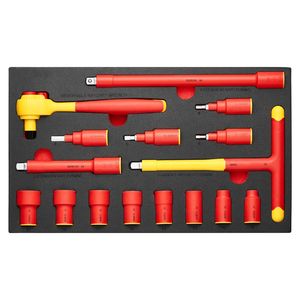 Ensemble de clés isolées de 16 pièces pour réparation électrique 1000V - Product Image 5