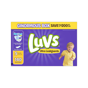 Couches jetables pour bébés Luvs, protection anti-fuites en microfibre, douces, respirantes, imprimées, en stock, fabriquées aux États-Unis, marque personnalisée - Product Image 1