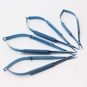 Porte-aiguille ophtalmique pour microchirurgie sans verrouillage, en acier inoxydable de qualité chirurgicale, usage médical - Product Image 3