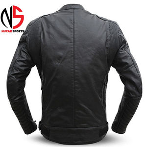 Chaqueta de Cuero Negra 2026, Chaqueta de Cuero de Alta Calidad para Hombre, Mejor Precio, Chaqueta de Cuero Personalizada de Moda para Hombre, Servicio OEM - Product Image 2