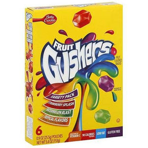 Gushers Fruit Flavored Snacks, Variety Pack Fruit Gushers <b>Super</b> <b>Sour</b> Berry Candy Mini Packs Snacks - Product Image 4