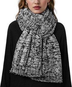 Ready-to-Brand Unisex Knitted <b>Scarf</b> - Wholesale Winter Wrap - Custom Logo Soft Ribbed Knit Bulk Mufflers - Product Image 2