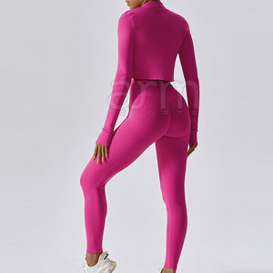 Conjunto de Yoga de 3 Piezas para Mujer de Alta Calidad, Marca Privada, Personalizado, a Bajo Precio - Product Image 4