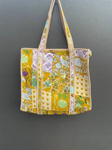 New Arrival Kantha Designer Quilted <b>Bag</b> Women Shopping <b>Bag</b> Cotton Kantha <b>Bag</b> Designer Women Purses - Product Image 2