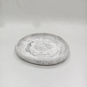 Plateau en résine effet nacre de qualité supérieure pour des réceptions élégantes et une table contemporaine raffinée - Product Image 1
