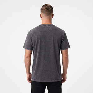 Camiseta Oversize Larga Lisa de Algodón/Poliéster 100% para Streetwear con Logo Frontal Personalizado, Manga Corta, Cuello Redondo, 220g, en Blanco, OEM - Product Image 2