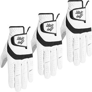 Amy Sport Gants de golf pour droitier, à doigts entiers, anti-humidité, respirants, antidérapants, avec sangle de poignet réglable, unisexe - Product Image 4