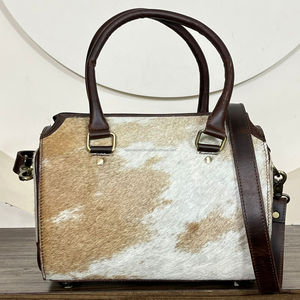 <b>Handmade</b> 2026 Cowhide Medium Speedy Bag Tooled Leather Western Handbag with Shoulder & Crossbody Spacious Travel Duffel Bags - Product Image 5