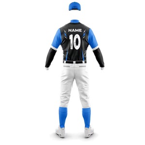 Uniformes de Béisbol Personalizados de Manga Corta, de Poliéster, Secado Rápido, Antibacterianos, Transpirables, Conjuntos Deportivos - Product Image 2