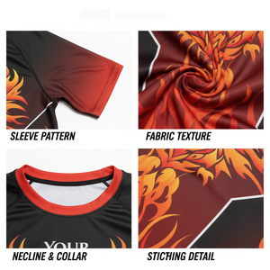 Rashguard OEM ODM Rash Guard Men Sublimation <b>Printed</b> Spandex Bjj Rash Guard Gym <b>Surfing</b> Diving Rashguard Compression Shirts MMA - Product Image 6