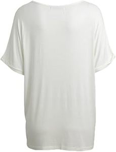 Camiseta de Verano para Mujer, Estilo Urbano, Sexy y Femenina, Cuello en V, 100% Algodón Coreano, Tejido de Punto, Manga Corta, Color Sólido, Transpirable, de Secado Rápido - Product Image 2