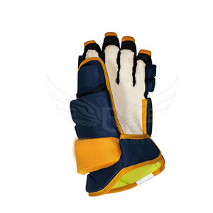 Gants de hockey sur glace renforcés de haute qualité avec design confortable du paume en cuir et fonctionnalités intelligentes - Product Image 5