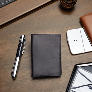 Porte-cartes de haute qualité pour hommes, portefeuilles en cuir véritable, fabrication haut de gamme, OEM, vente en gros, doublure RFID luxueuse et douce - Product Image 1