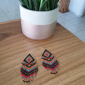 Pendientes de Cuentas de Vidrio, Pendientes de Cuentas Hipoalergénicos, Pendientes de Cuentas Amigables con la Piel, Venta al por Mayor de Fábrica Personalizada - Product Image 4