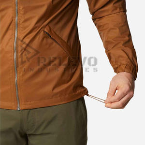 Chaqueta Cortavientos Impermeable Unisex con Cierre, de Alta Calidad, Secado Rápido, Poliéster y Nailon, para Senderismo - Product Image 5