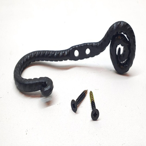 Hand Forged Blacksmith Made 90 degree Mid Bend - Product Image 3