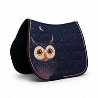 Ensemble de tapis de selle Owl & Moon |   Bottes Celestial Kids Matchy Fly Veil