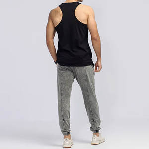 เสื้อกล้ามถักลำลองสำหรับผู้ชาย ผ้าฝ้าย 100% แฟชั่นฤดูร้อน คุณภาพสูง ระบายอากาศได้ดี นุ่ม สบาย ใส่ได้ทุกวัน - Product Image 4